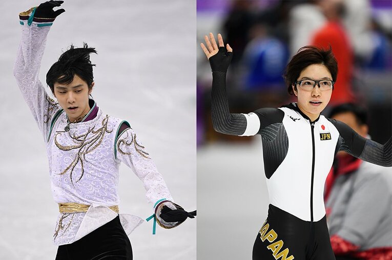 羽生結弦と小平奈緒、世界の頂点に立った2人は高次元で共鳴する ／ photograph by JMPA