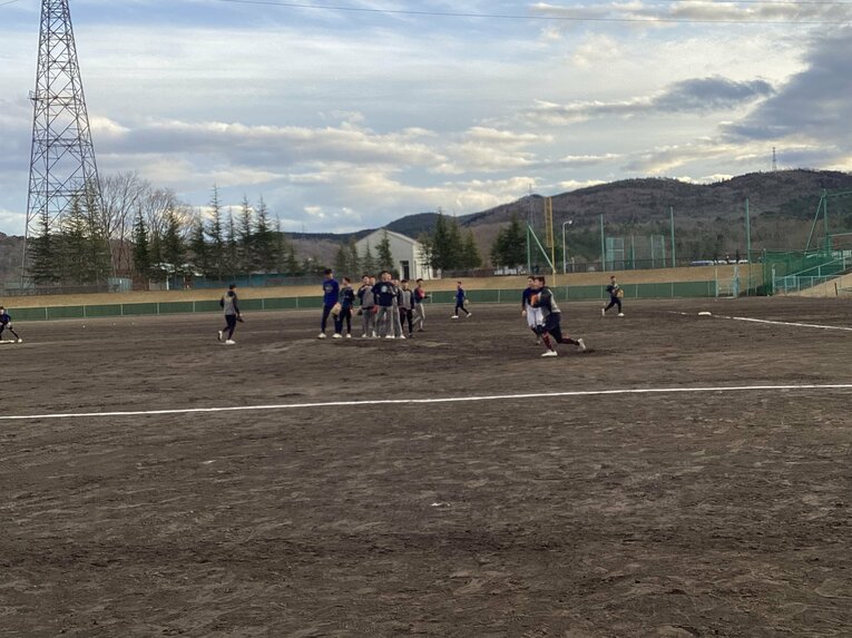 東北の練習風景　©Hideaki Ujihara