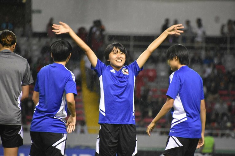 なでしこジャパンにも招集されたDF小山史乃観（17歳）©︎JFA/PR