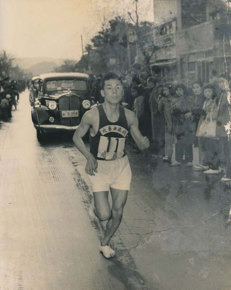 当時から周囲に「韋駄天田中」と呼ばれていたという（本人提供）