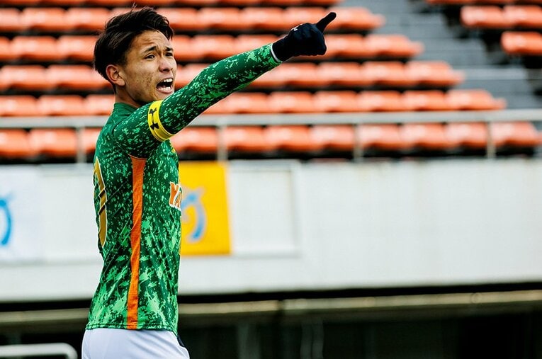 松木玖生（3年生時）／青森山田 ／ photograph by Kiichi Matsumoto