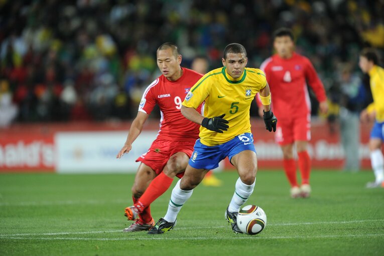 北朝鮮代表FW鄭大世（2010年南アフリカW杯）©︎JMPA