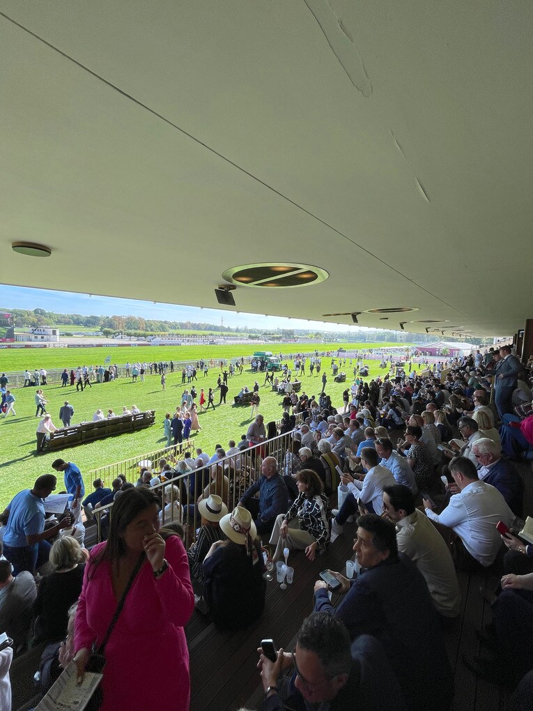 快晴もあって訪れるファンは多く、スタンドは大混雑 ©Shintaro Okawa