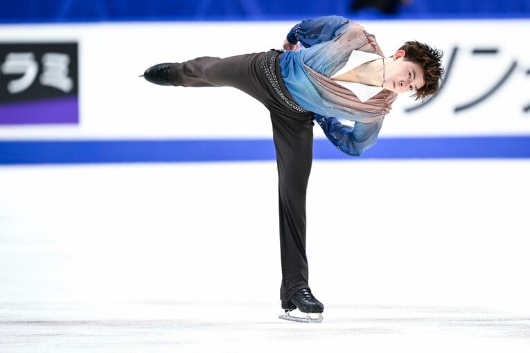 中田璃士、全日本選手権フリーの演技　©︎Asami Enomoto