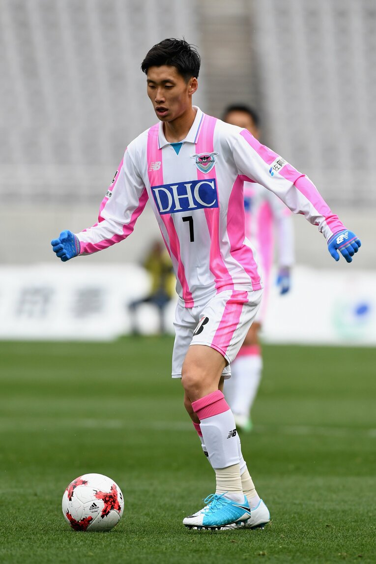 Jリーグ・サガン鳥栖時代の鎌田（2017年撮影）　©Getty Images