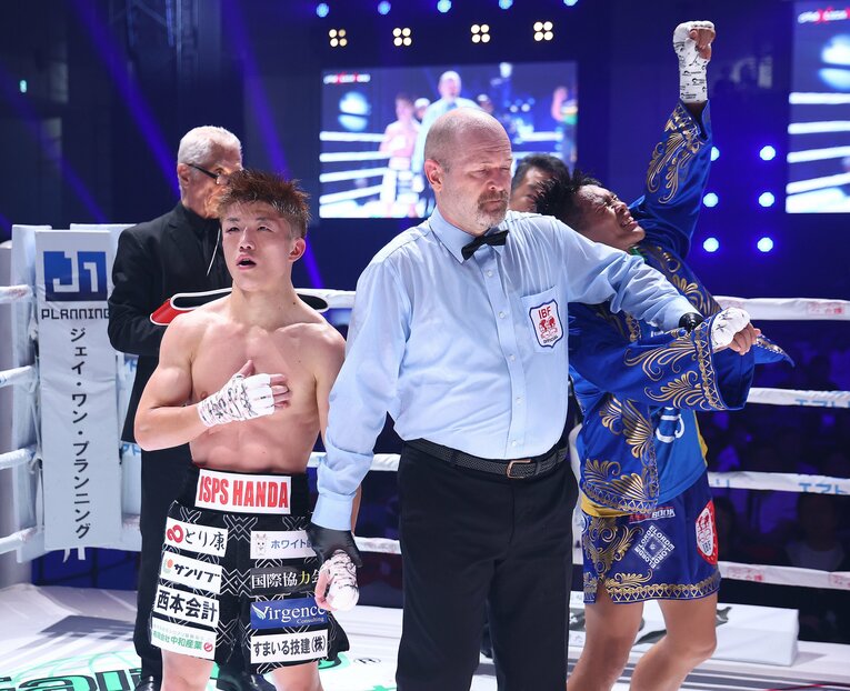 2025年5月24日、重岡銀次朗はIBF世界ミニマム級タイトルマッチ後に急性硬膜下血腫を発症。現在も懸命なリハビリを続けている　©JIJI PRESS