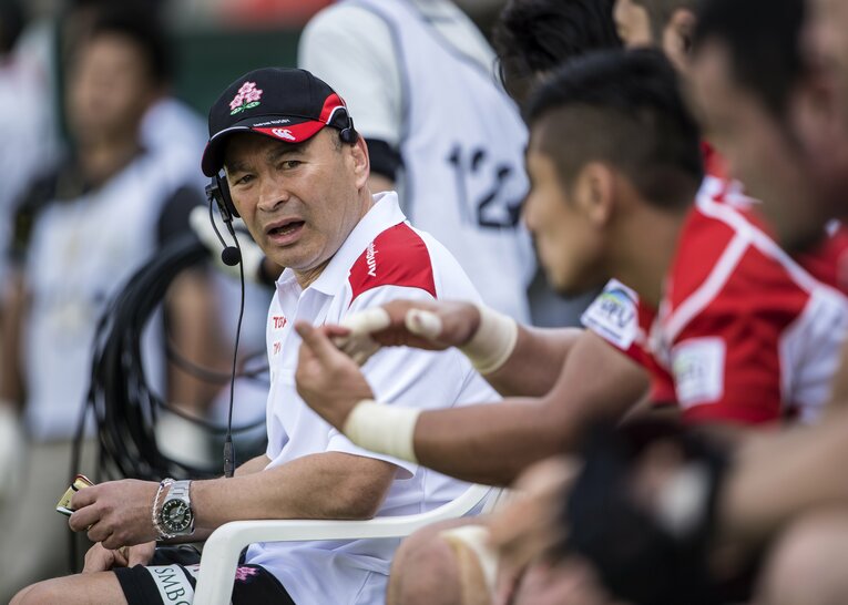 “地獄の練習”を選手たちに課したエディー・ジョーンズ。第2期ではどんな指導でチームを強化していくのか　©Takuya Sugiyama