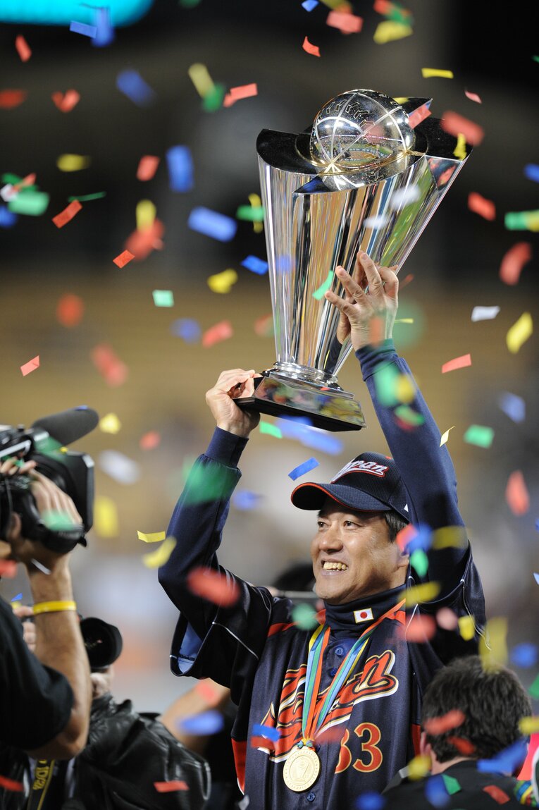 2009年の第2回WBCで日本代表を率いて世界一に導いた原辰徳監督  ©︎Naoya Sanuki