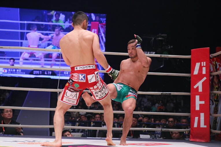 2019年大晦日、『RIZIN.20』の扇久保博正vs石渡伸太郎　©RIZIN FF