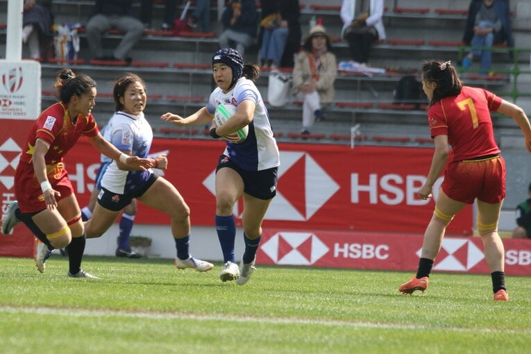 2019年セブンズシリーズ北九州大会（当時高3）©︎Nobuhiko Otomo