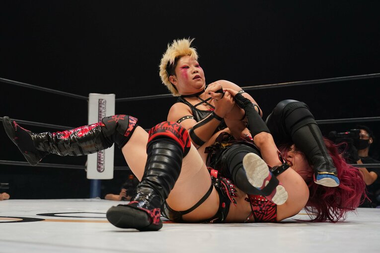 昨年7月の林下詩美とのタイトルマッチ