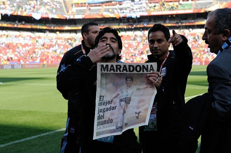 人間臭さこそ、マラドーナのマラドーナたるゆえんだった©Takuya Sugiyama／JMPA