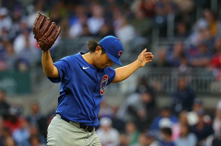 打者を翻弄し続ける今永。奪三振率は9.73と投球回数を上回る（18日時点）　　©︎Getty Images