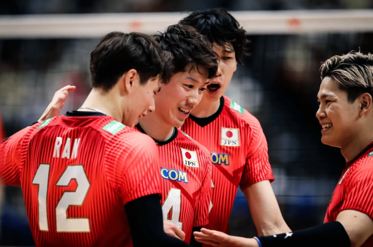 2023年ネーションズリーグ イラン戦　©︎FIVB