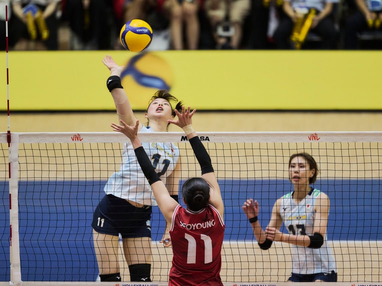 バレーボールネーションズリーグ 韓国戦　©︎Yuki Suenaga