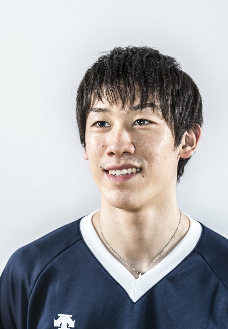 中央大学時代の石川祐希（2015年）©Takuya Sugiyama