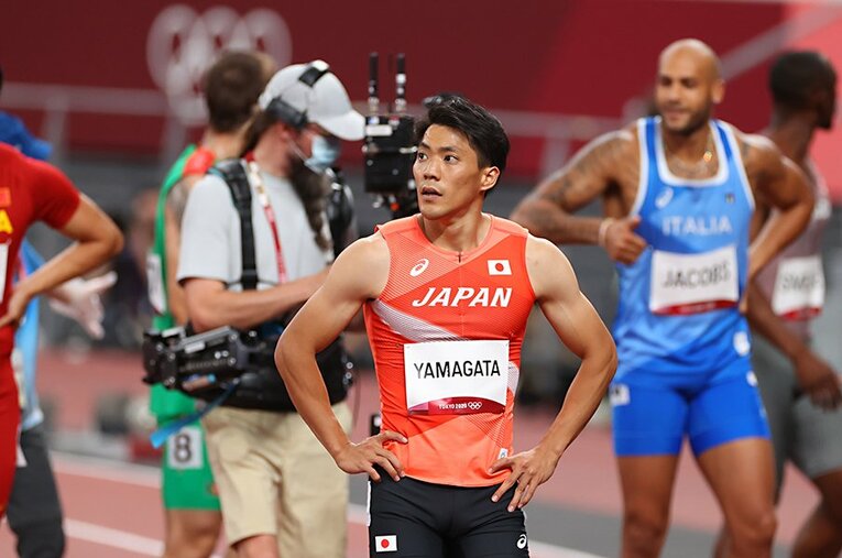 東京五輪での悔しい思いを胸に、再びパリ五輪へ向けて歩みを始めた山縣亮太。来年30歳、スピードへの探究心はまだ尽きそうもない ／ photograph by YUTAKA/AFLO SPORT