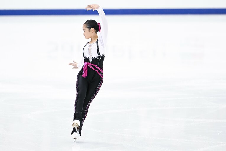 2023年全日本選手権、島田麻央の演技　©︎Asami Enomoto