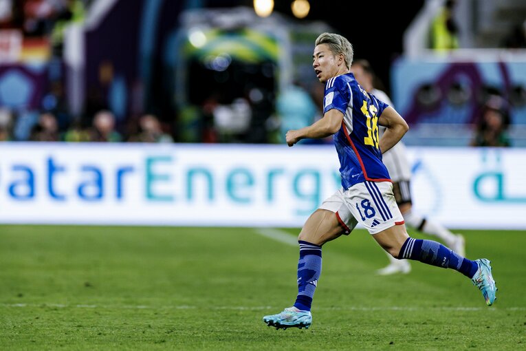 途中出場した浅野　©Kiichi Matsumoto/JMPA