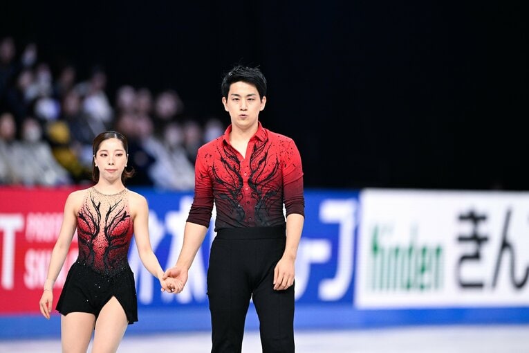 りくりゅうがGPファイナルで見せた美しい演技　©Asami Enomoto