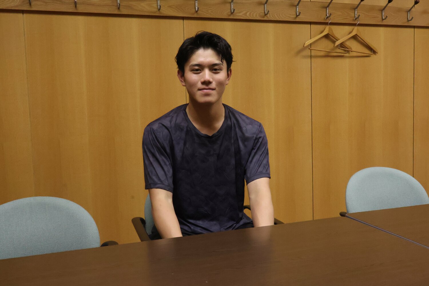 大阪屈指の公立進学校である三国丘高のエース・吉満　©Fumi Sawai