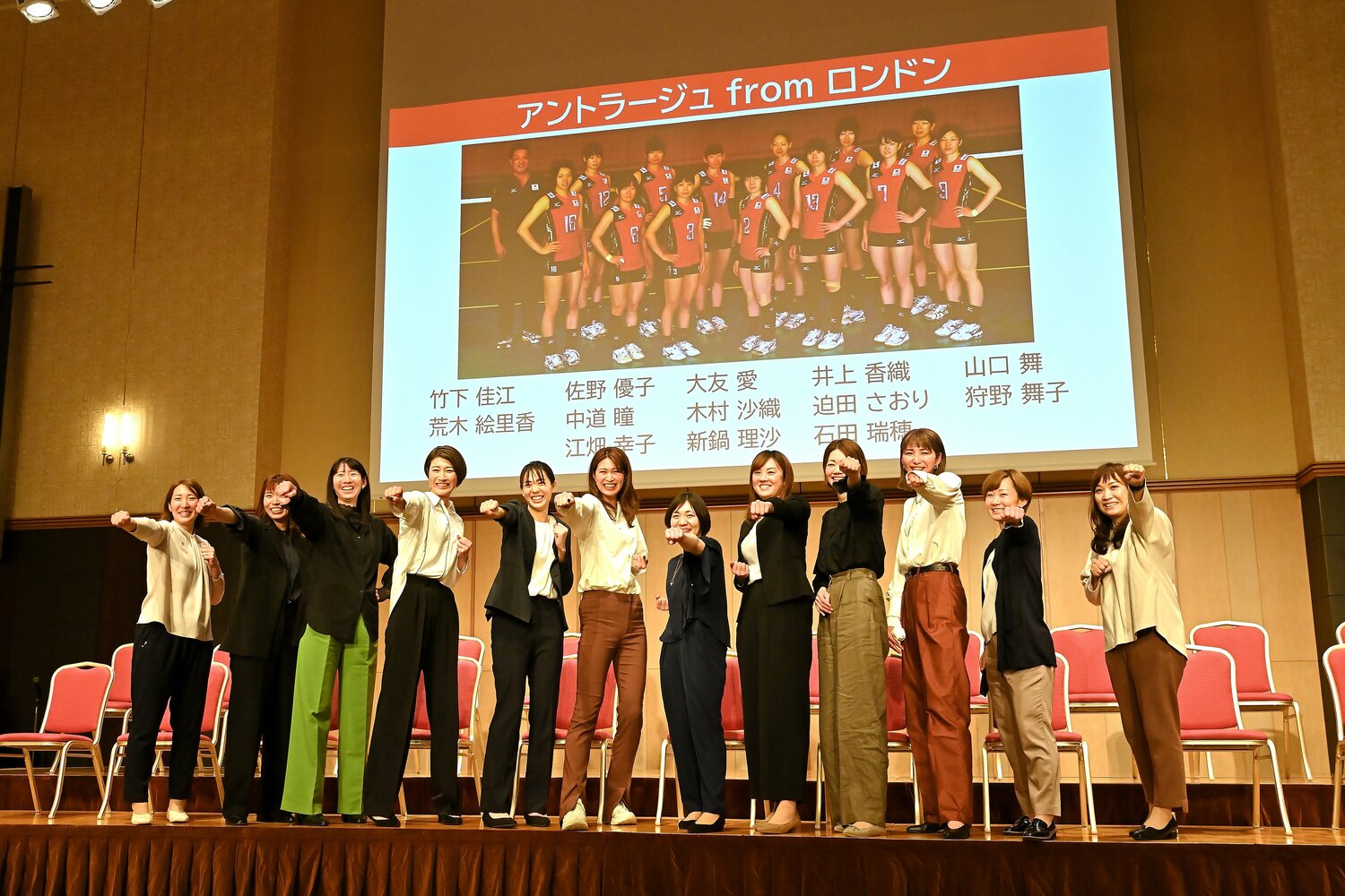 会見に出席したロンドン五輪のメンバー（2022年）©︎Ryu Makino/AFLO