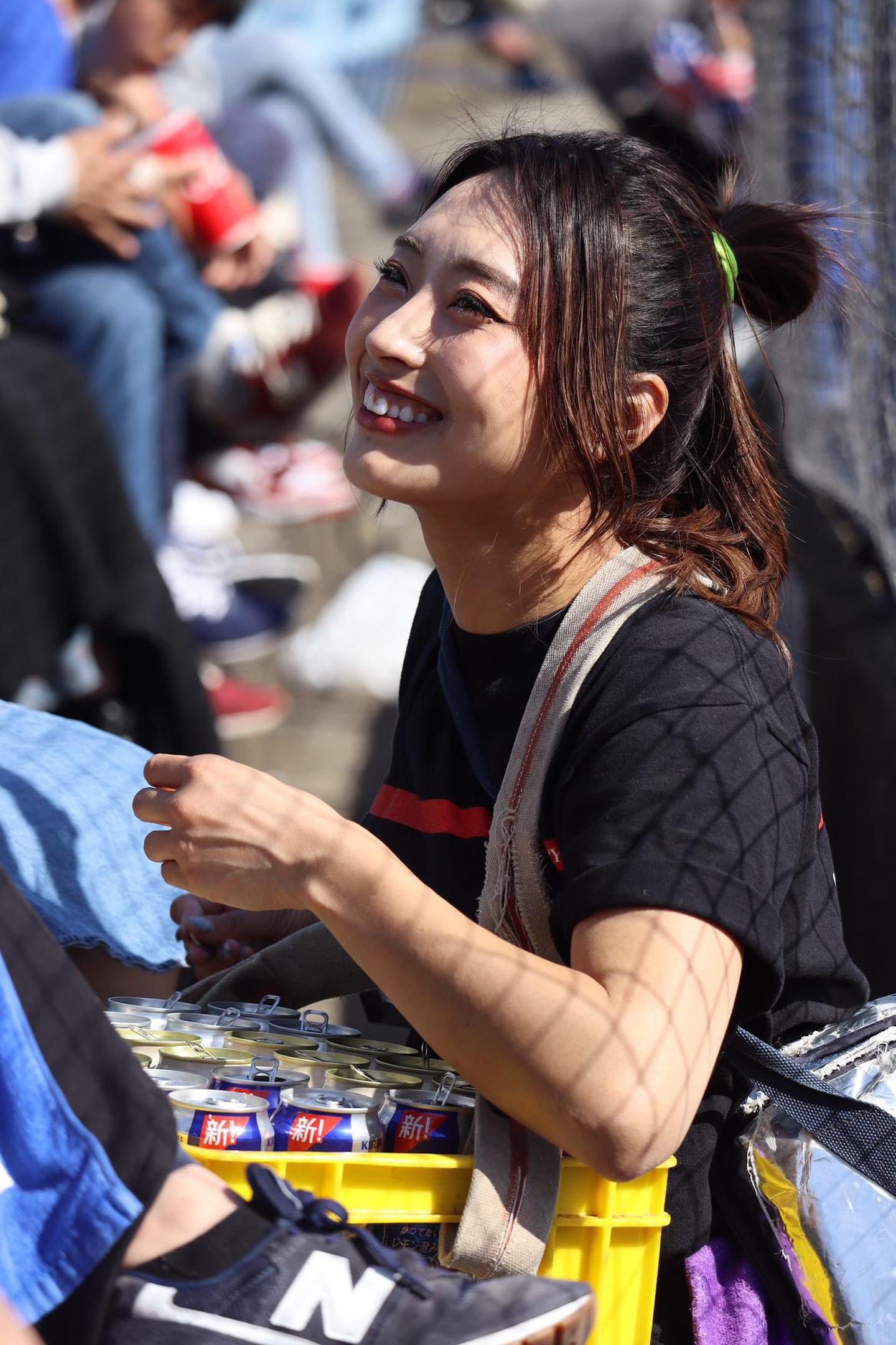 ビール売り子時代のRiNRiNさん　©本人提供