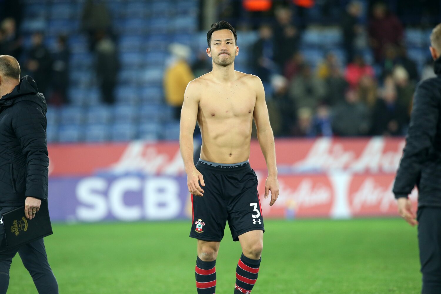 サウサンプトン時代の吉田麻也(2018年撮影)。レギュラーを掴んだ2017年ごろには体重が8キロ増えていた ©Getty Images