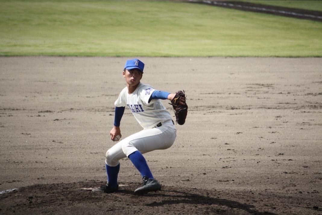 高校時代の沖（本人提供） 