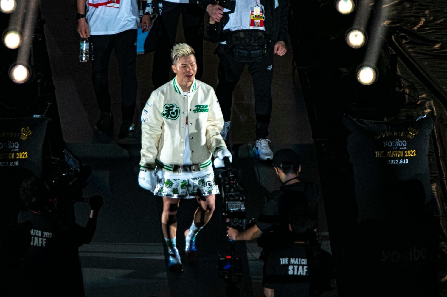 入場する那須川天心　©Takuya Sugiyama