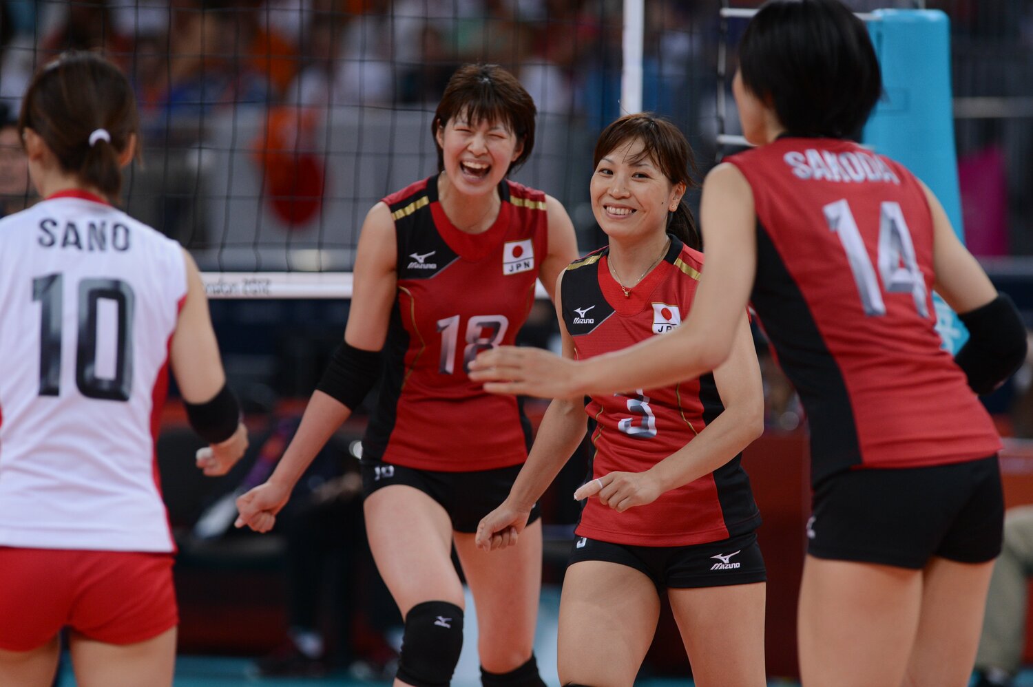 木村沙織らアタッカー陣からの絶大な信頼を寄せられていた竹下佳江　©Asami Enomoto/JMPA