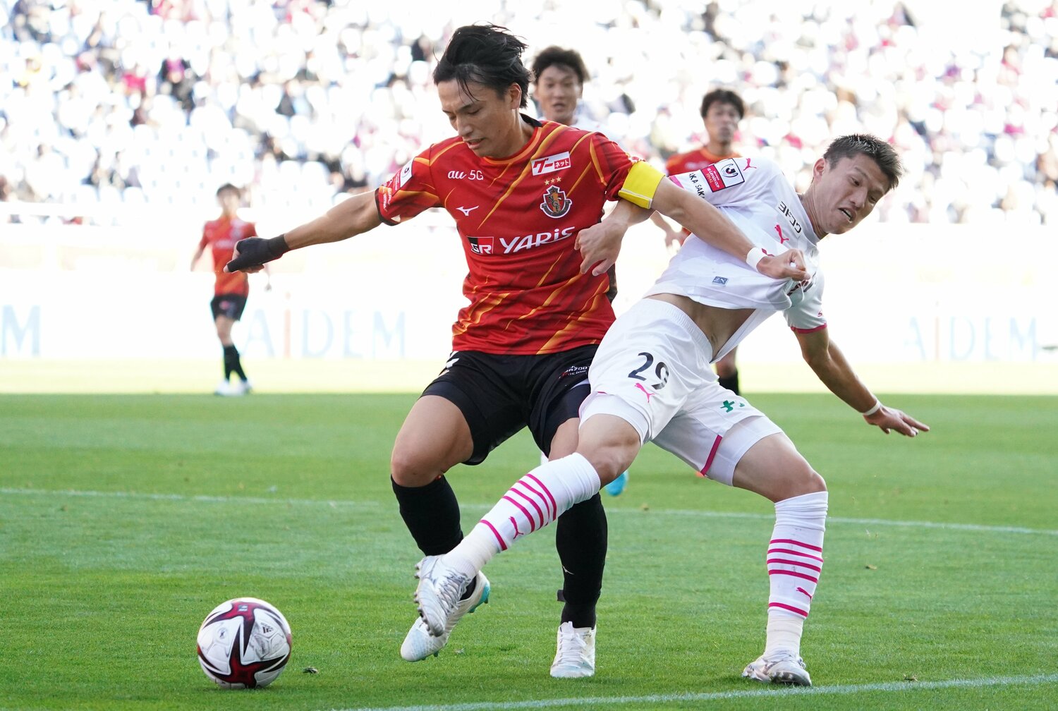 キャプテン中谷らを中心とした堅守はさすがだった　©Getty Images