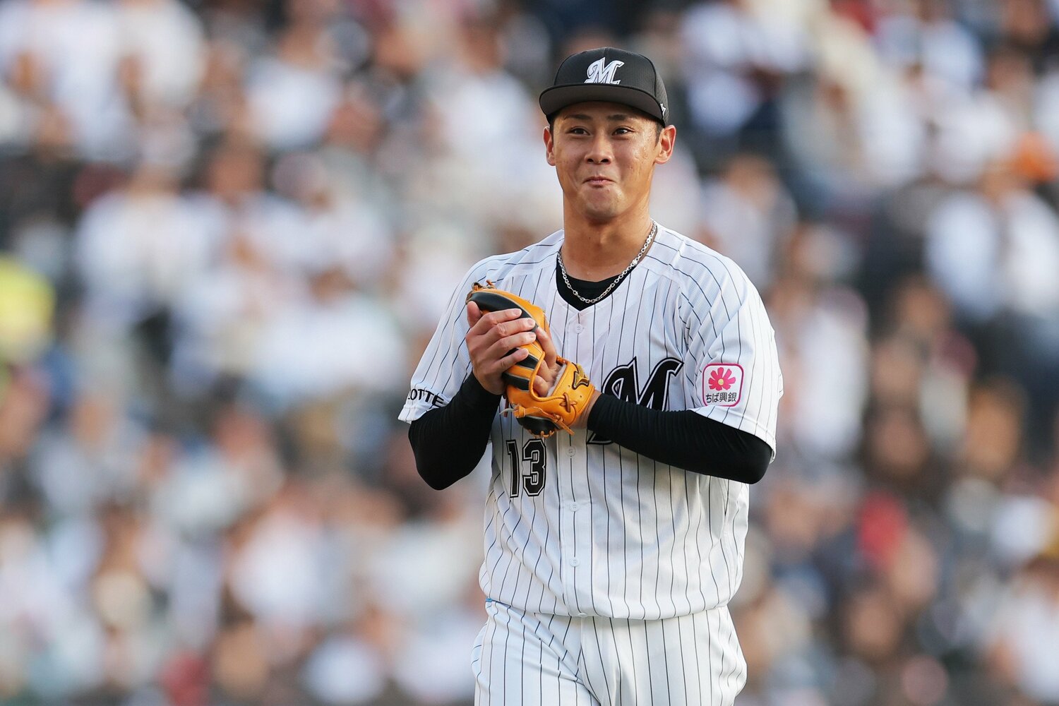 マリーンズ時代の平沢 ©JIJI PRESS