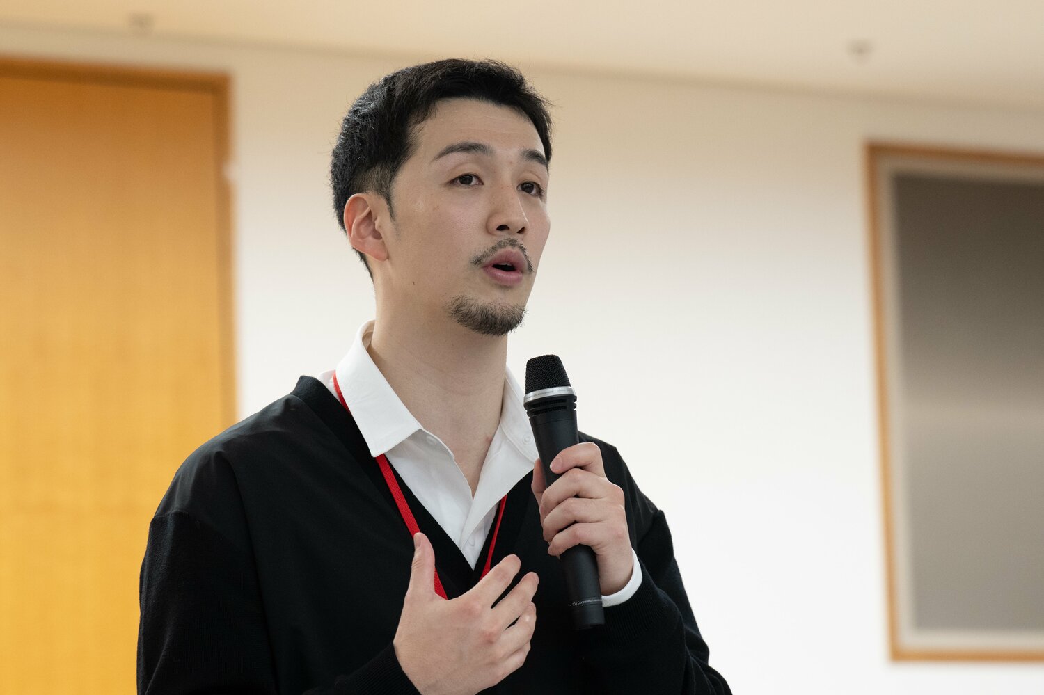 選手会の思いと取り組みをしっかりと言葉で伝えた田渡選手