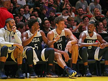 “世界一”が不在でも強い米国バスケ。ポポビッチ流チーム作りで結束固く。＜Number Web＞ photograph by Getty Images