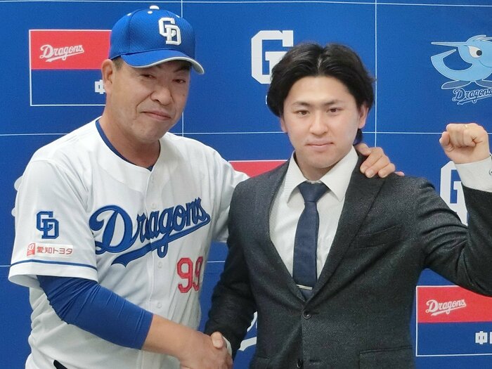 「コントロールに破綻がないし…」中日“3年連続最下位”の惨状を救う“救世主候補”たち…4球団競合黄金ルーキーには「ちょっと待った」<Number Web> photograph by JIJI PRESS