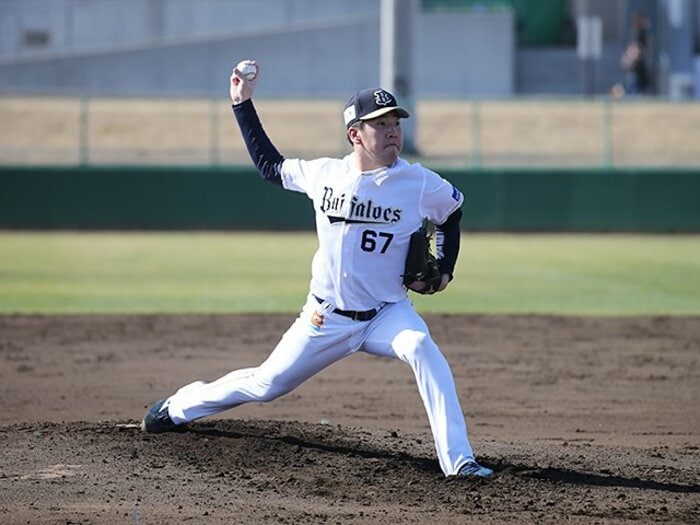 佐藤世那、3年目21歳での戦力外。トライアウトは上手投げで勝負。＜Number Web＞ photograph by ORIX Buffaloes