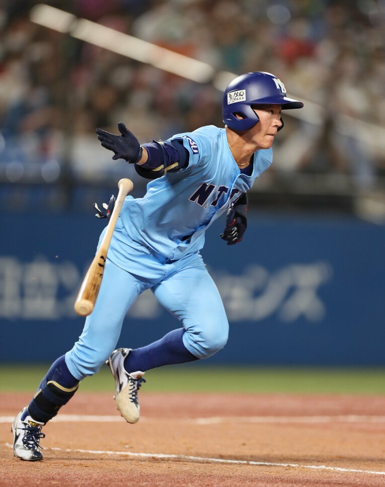 矢澤の魅力は投打とともに「足」だ　©JIJI PRESS