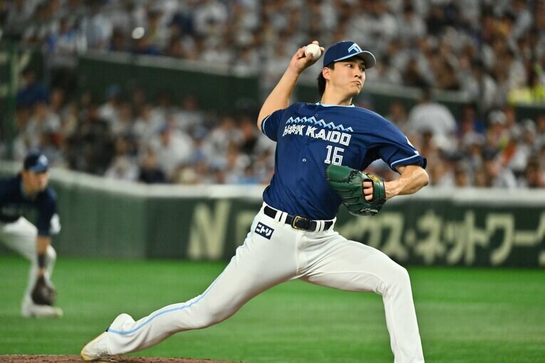 【イケメン選手もたくさん！】日本ハムの194cm右腕…今季大ブレイク中の達孝太21歳　©Hideki Sugiyama