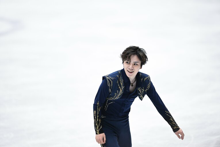 2022年世界選手権で優勝した宇野昌磨　©︎Asami Enomoto