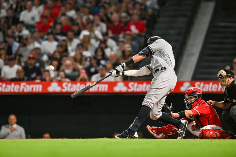 8月29日、ヤンキースのアーロン・ジャッジも大谷翔平に負けじと今季50号をマーク（1枚目／全8枚）©Nanae Suzuki