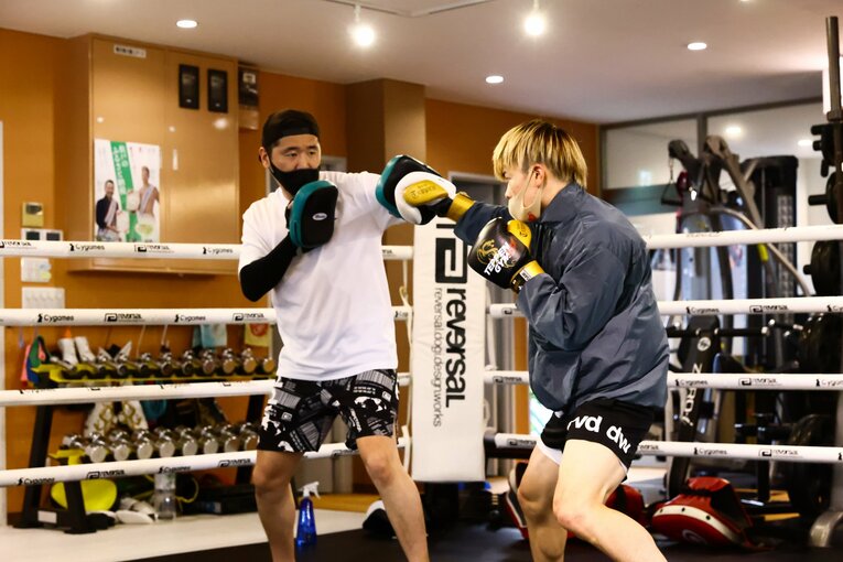 那須川天心の公開練習　©RISE