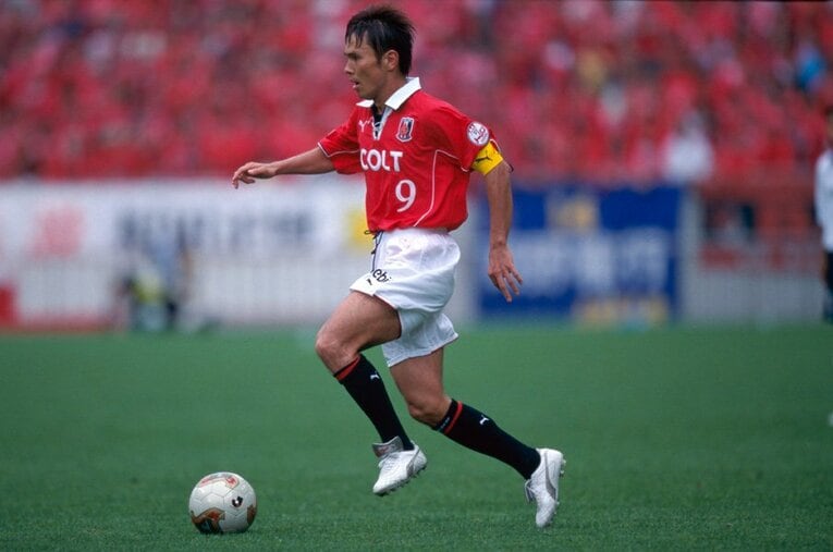 レッズ時代の福田正博　©Sports Graphic Number