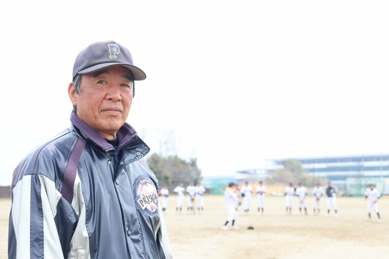 63歳になった瀬戸山さん。現在は地元、愛知で少年野球の指導に携わる　©Genki Taguchi