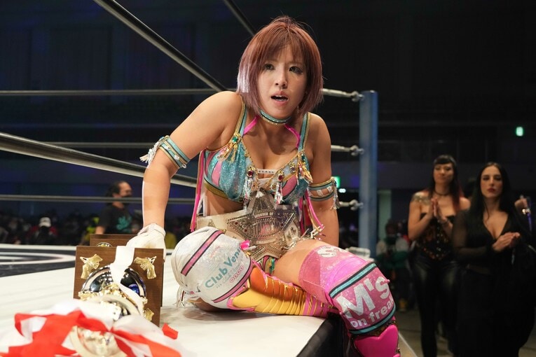 初防衛戦後には安堵の表情も