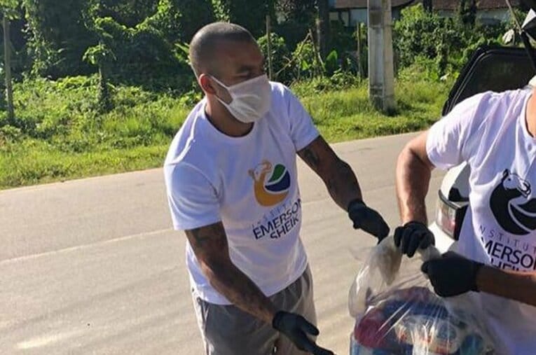 Jでもブラジルでも問題児だったエメルソンだが、現在はコロナ禍のブラジルで慈善事業に取り組んでいる　©Hiroaki Sawada