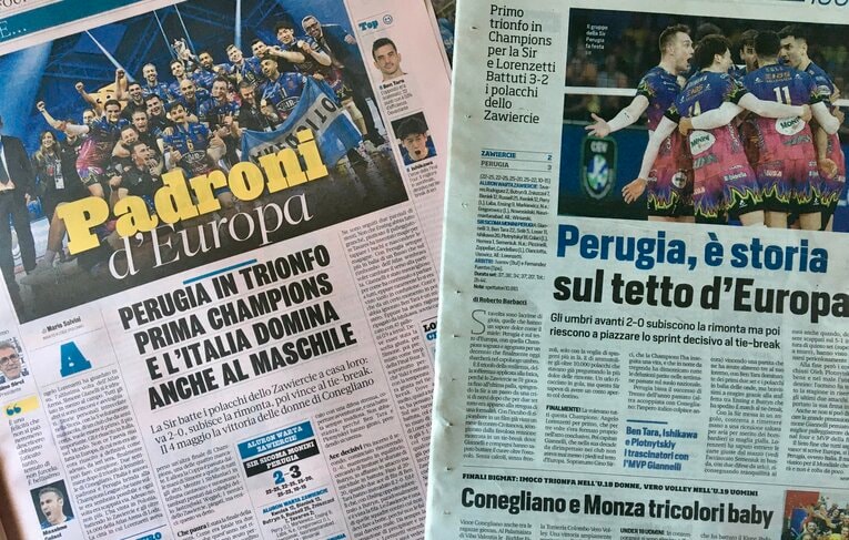 翌日の現地紙（筆者撮影）