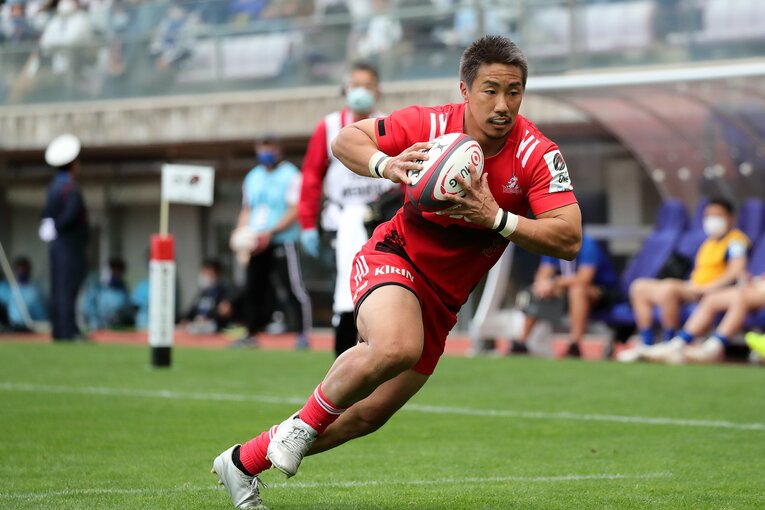 山下楽平（コベルコ神戸スティーラーズ）©︎JRLO