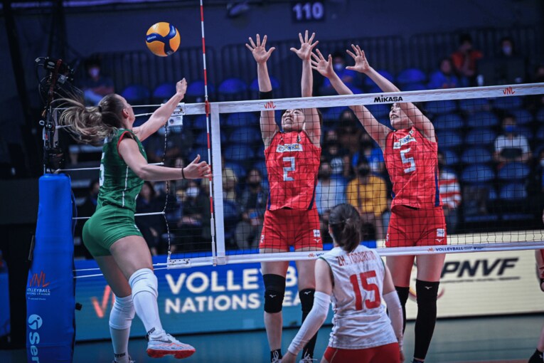 ネーションズリーグ予選ラウンド・ブルガリア戦　©︎FIVB