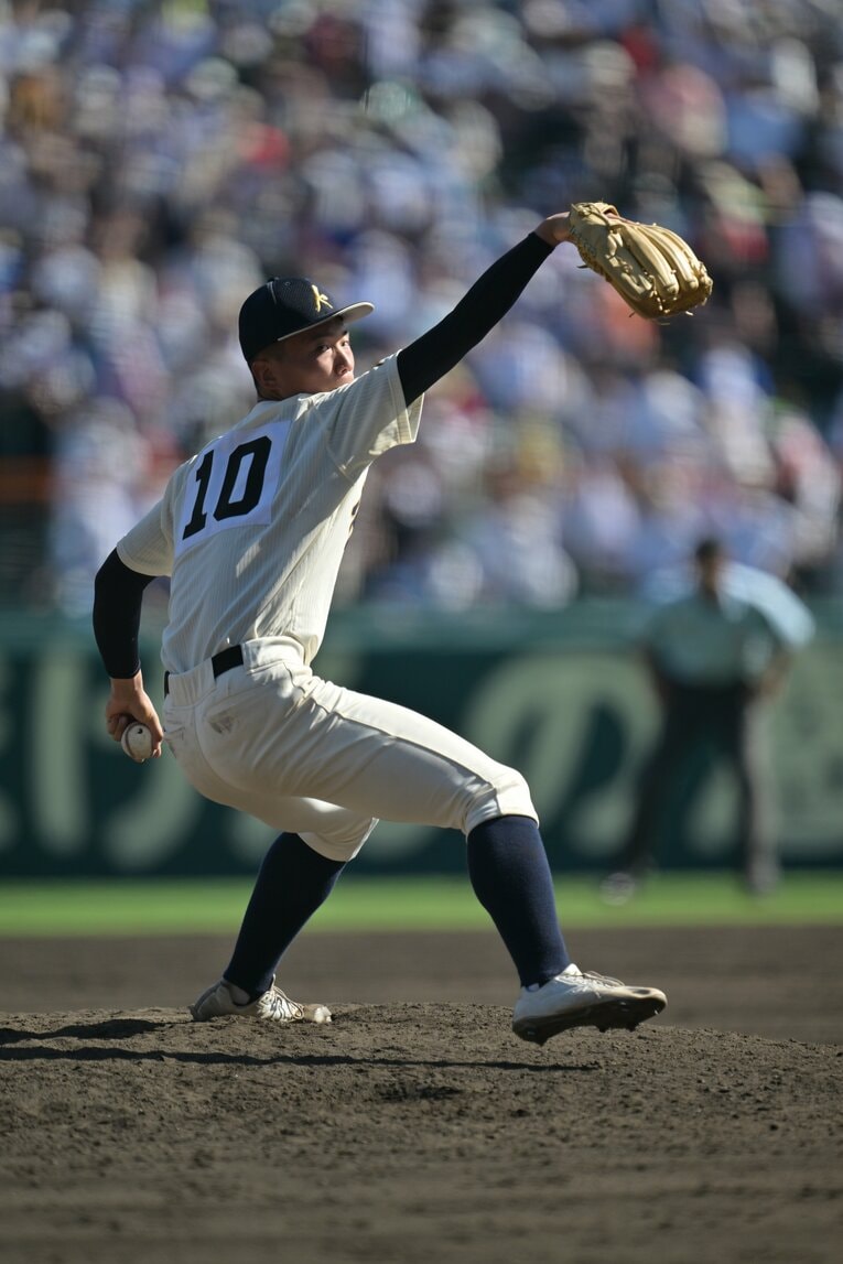 《2023年撮影》【今秋のドラフト候補／高校生】神村学園・黒木陽琉　©Hideki Sugiyama